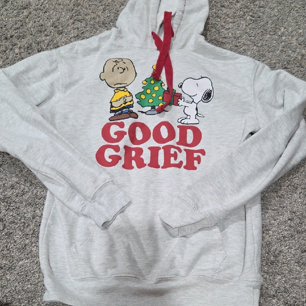 Peanuts Christmas Charlie Brown And Snoopy Hoodie - Picture 1 of 3
